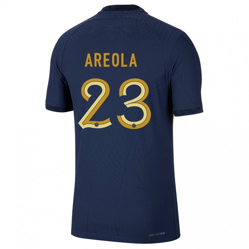 Enfant Maillot France Alphonse Areola #23 Bleu Marine Tenues Domicile 22-24 T-shirt Suisse
