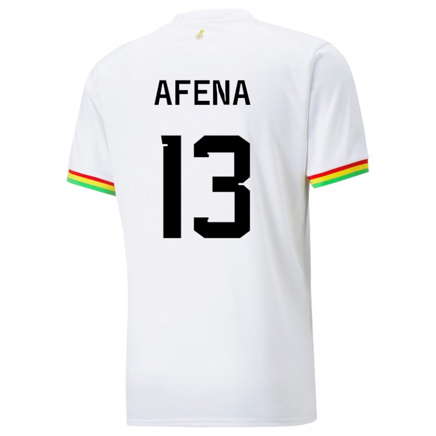 Kinder Ghanaische Felix Afena-gyan #13 Weiß Heimtrikot Trikot 22-24 T-shirt Schweiz