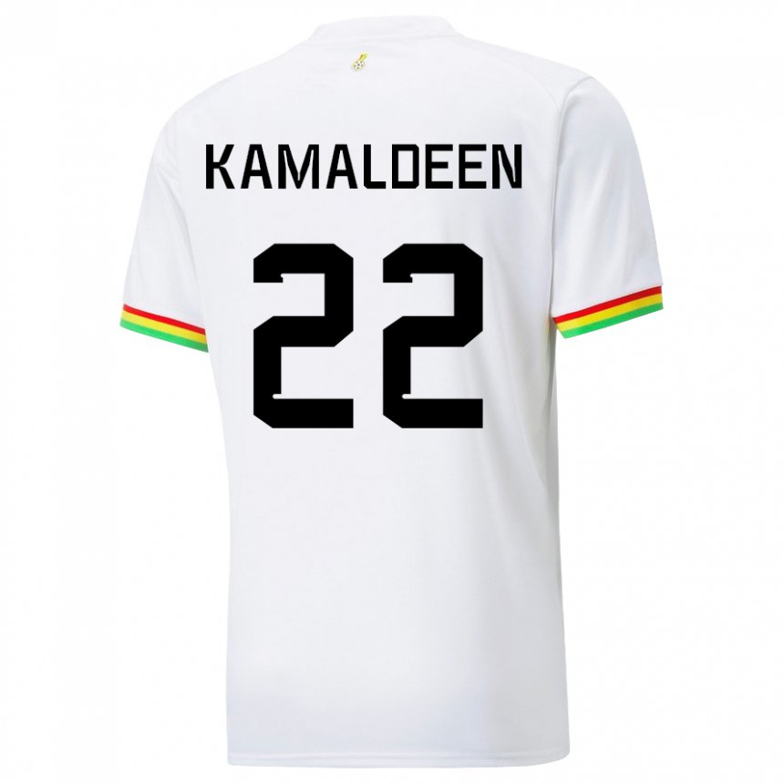 Enfant Maillot Ghana Kamaldeen Sulemana #22 Blanc Tenues Domicile 22-24 T-shirt Suisse