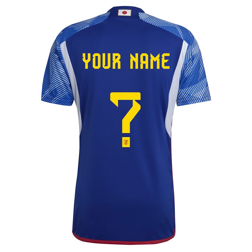 Enfant Maillot Japon Votre Nom #0 Bleu Royal Tenues Domicile 22-24 T-shirt Suisse