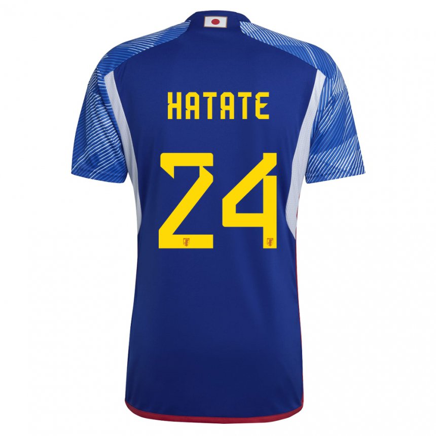 Kinder Japanische Reo Hatate #24 Königsblau Heimtrikot Trikot 22-24 T-shirt Schweiz
