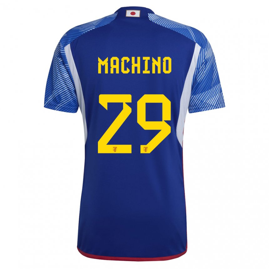 Enfant Maillot Japon Shuto Machino #29 Bleu Royal Tenues Domicile 22-24 T-shirt Suisse