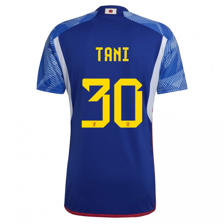 Kinder Japanische Kosei Tani #30 Königsblau Heimtrikot Trikot 22-24 T-shirt Schweiz