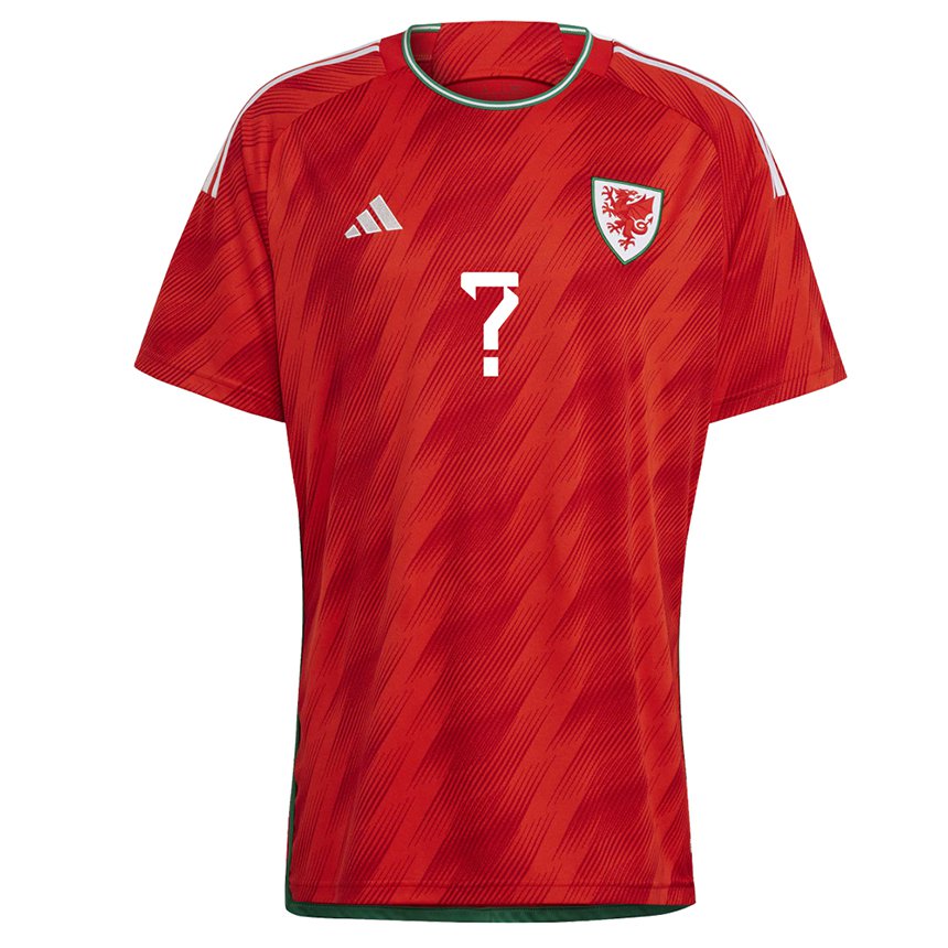 Enfant Maillot Pays De Galles Votre Nom #0 Rouge Tenues Domicile 22-24 T-shirt Suisse
