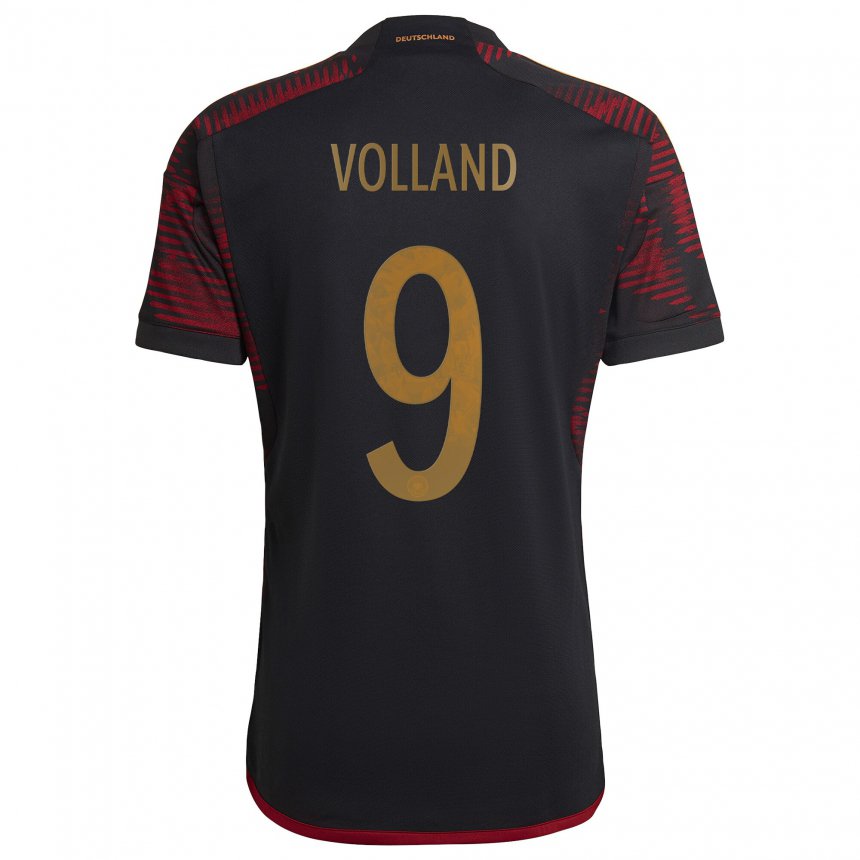 Enfant Maillot Allemagne Kevin Volland #9 Marron Noir Tenues Extérieur 22-24 T-shirt Suisse