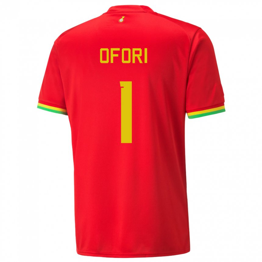 Enfant Maillot Ghana Richard Ofori #1 Rouge Tenues Extérieur 22-24 T-shirt Suisse