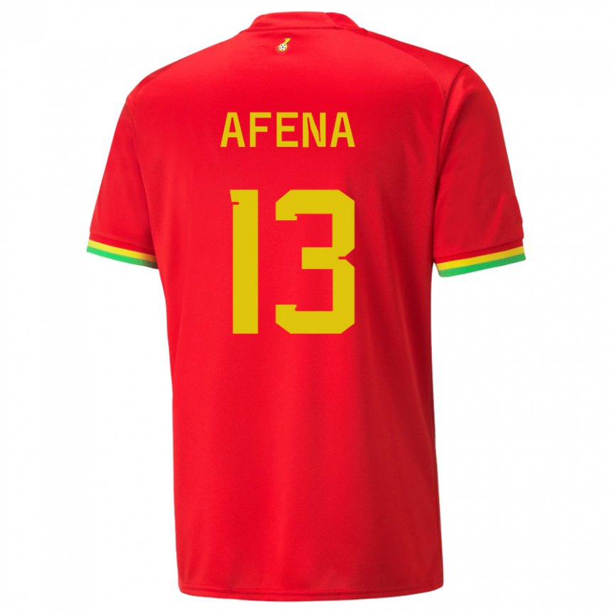 Enfant Maillot Ghana Felix Afena-gyan #13 Rouge Tenues Extérieur 22-24 T-shirt Suisse