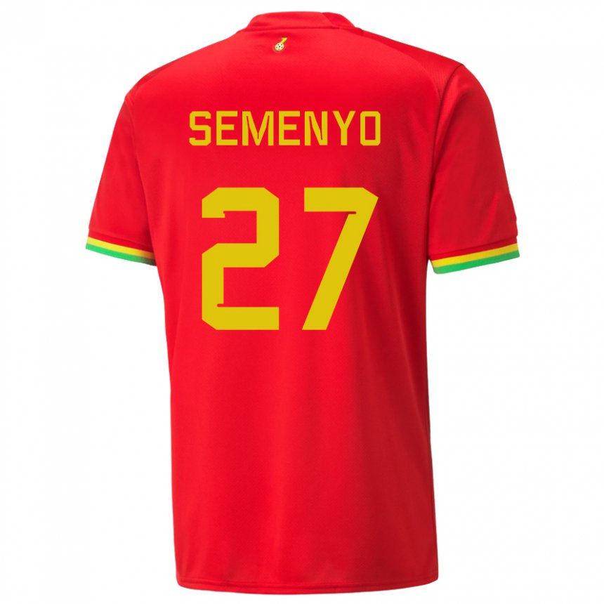 Kinder Ghanaische Antoine Semenyo #27 Rot Auswärtstrikot Trikot 22-24 T-shirt Schweiz
