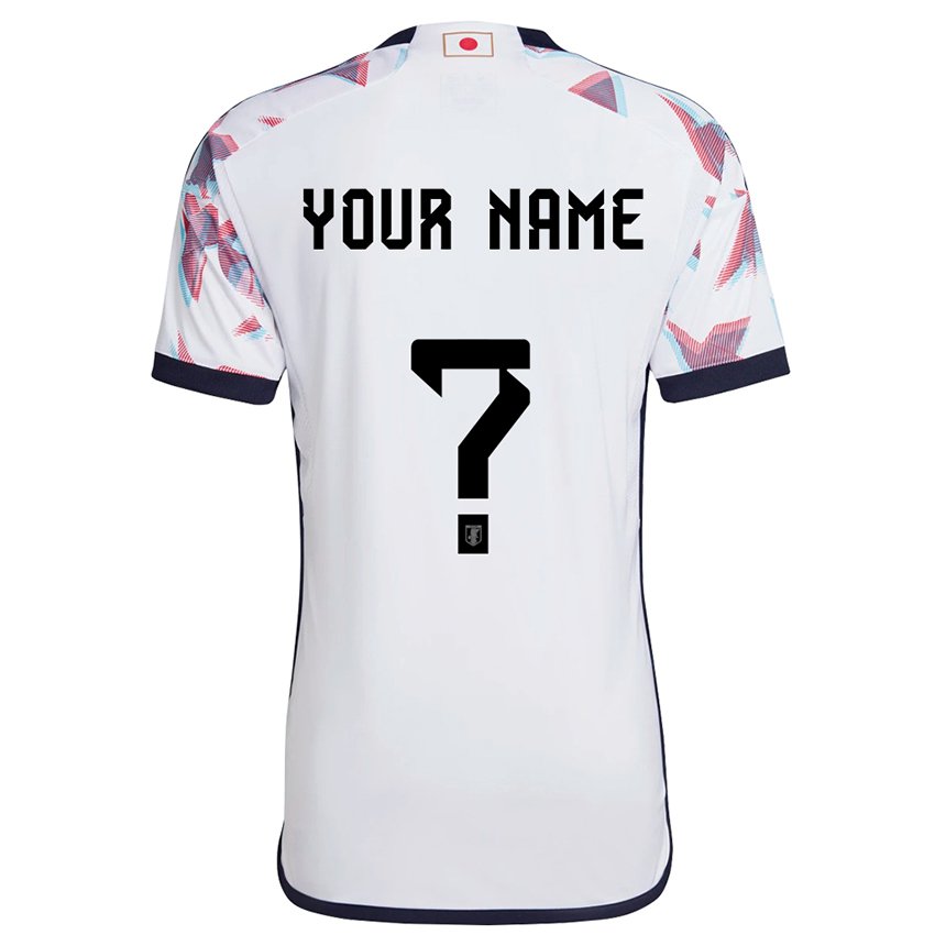 Enfant Maillot Japon Votre Nom #0 Blanc Tenues Extérieur 22-24 T-shirt Suisse
