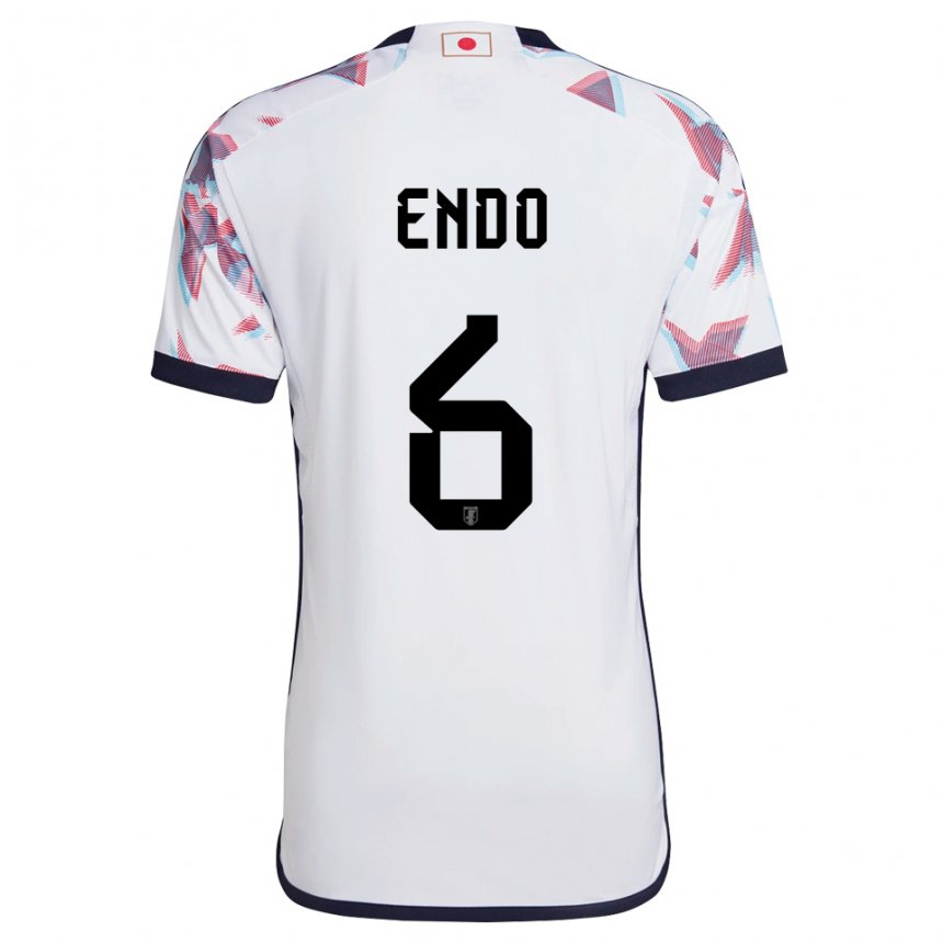 Enfant Maillot Japon Wataru Endo #6 Blanc Tenues Extérieur 22-24 T-shirt Suisse