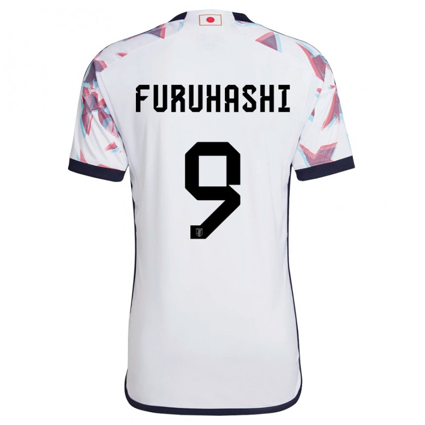 Kinder Japanische Kyogo Furuhashi #9 Weiß Auswärtstrikot Trikot 22-24 T-shirt Schweiz