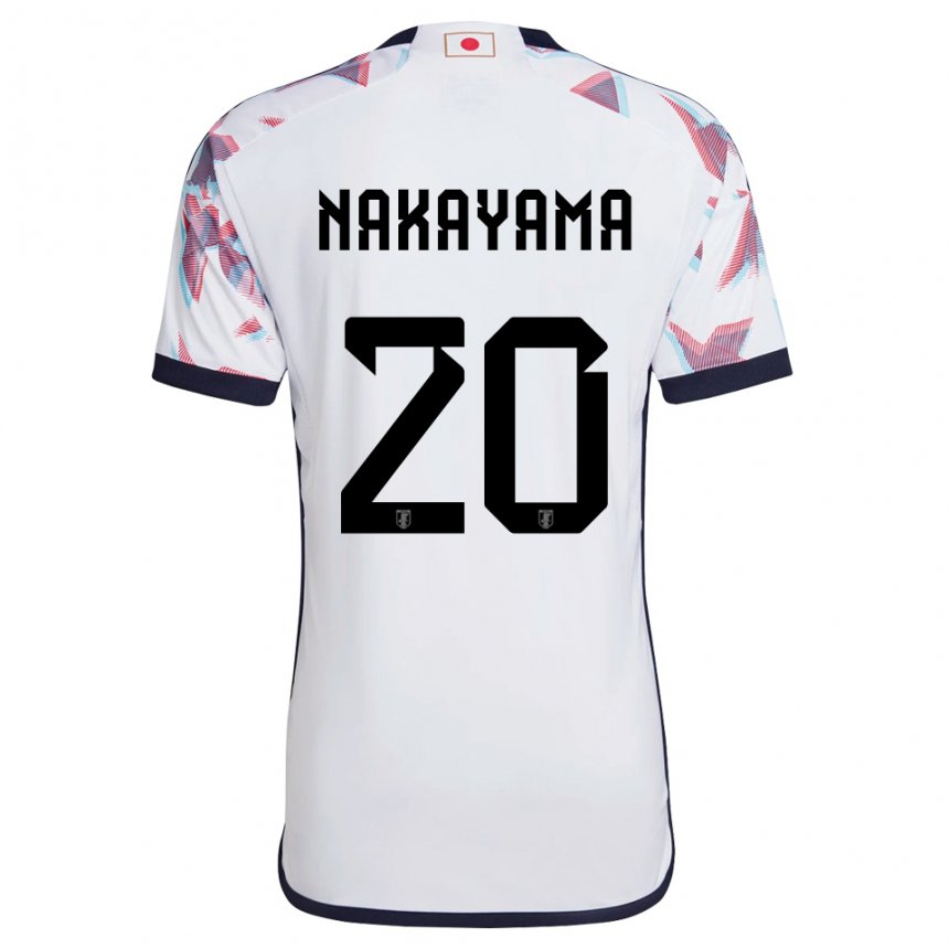 Kinder Japanische Yuta Nakayama #20 Weiß Auswärtstrikot Trikot 22-24 T-shirt Schweiz