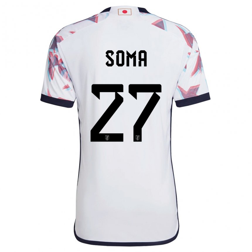 Kinder Japanische Yuki Soma #27 Weiß Auswärtstrikot Trikot 22-24 T-shirt Schweiz