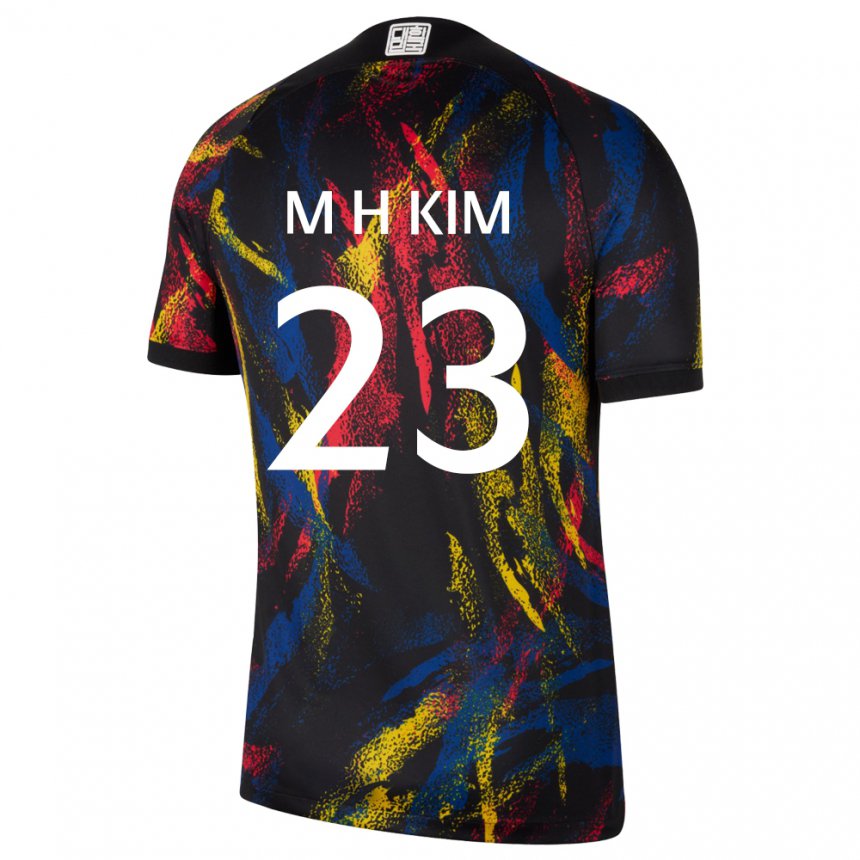 Enfant Maillot Corée Du Sud Moon-hwan Kim #23 Multicolore Tenues Extérieur 22-24 T-shirt Suisse