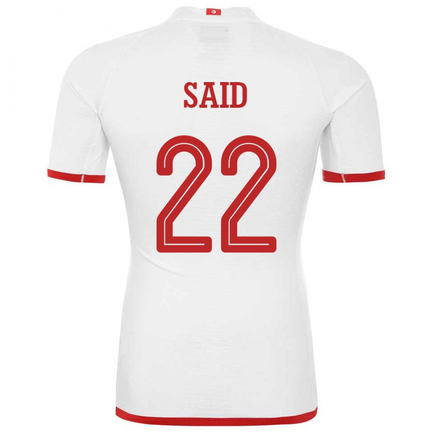 Kinder Tunesische Bechir Ben Said #22 Weiß Auswärtstrikot Trikot 22-24 T-shirt Schweiz