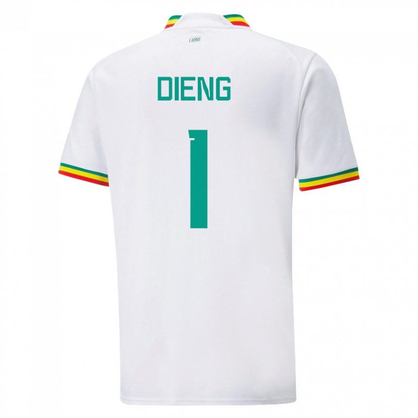 Herren Senegalesische Timothy Dieng #1 Weiß Heimtrikot Trikot 22-24 T-shirt Schweiz
