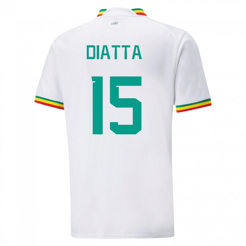 Herren Senegalesische Krepin Diatta #15 Weiß Heimtrikot Trikot 22-24 T-shirt Schweiz