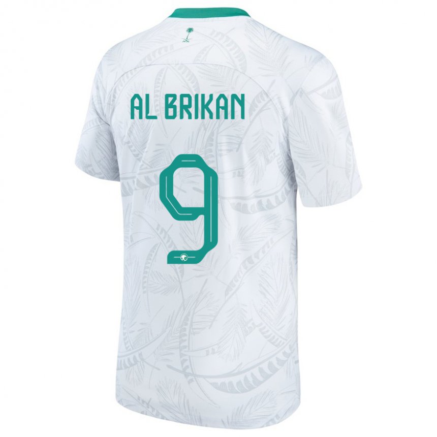 Herren Saudi-arabische Feras Al Brikan #9 Weiß Heimtrikot Trikot 22-24 T-shirt Schweiz