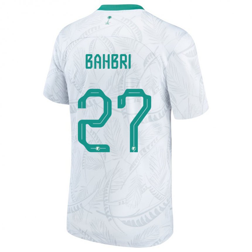 Herren Saudi-arabische Hatan Bahbri #27 Weiß Heimtrikot Trikot 22-24 T-shirt Schweiz