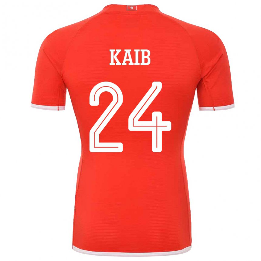 Herren Tunesische Rami Kaib #24 Rot Heimtrikot Trikot 22-24 T-shirt Schweiz