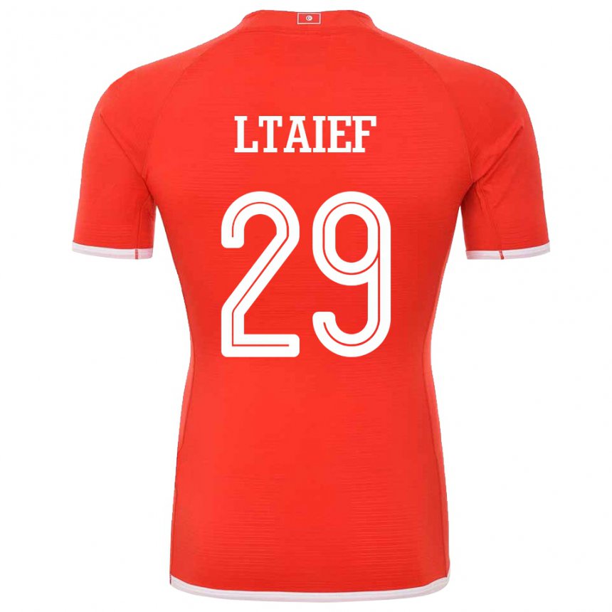 Herren Tunesische Sayfallah Ltaief #29 Rot Heimtrikot Trikot 22-24 T-shirt Schweiz