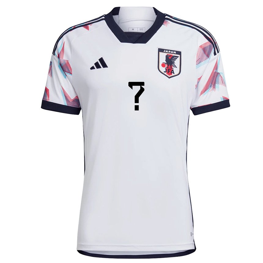 Homme Maillot Japon Votre Nom #0 Blanc Tenues Extérieur 22-24 T-shirt Suisse