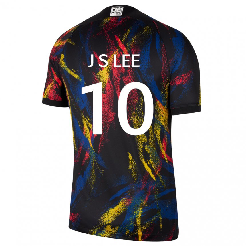 Homme Maillot Corée Du Sud Jae-sung Lee #10 Multicolore Tenues Extérieur 22-24 T-shirt Suisse