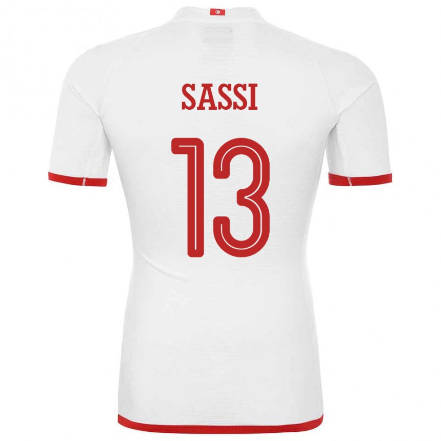 Herren Tunesische Ferjani Sassi #13 Weiß Auswärtstrikot Trikot 22-24 T-shirt Schweiz