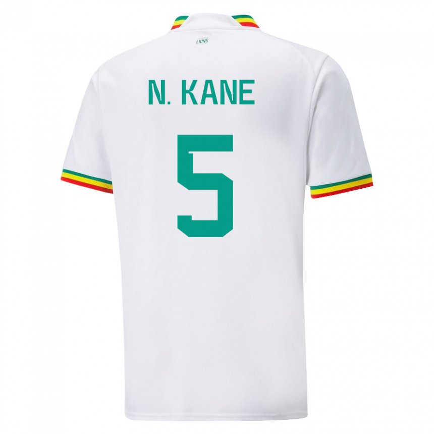 Kinder Senegalesische Ndeye Ndiaye Kane #5 Weiß Heimtrikot Trikot 22-24 T-shirt Schweiz