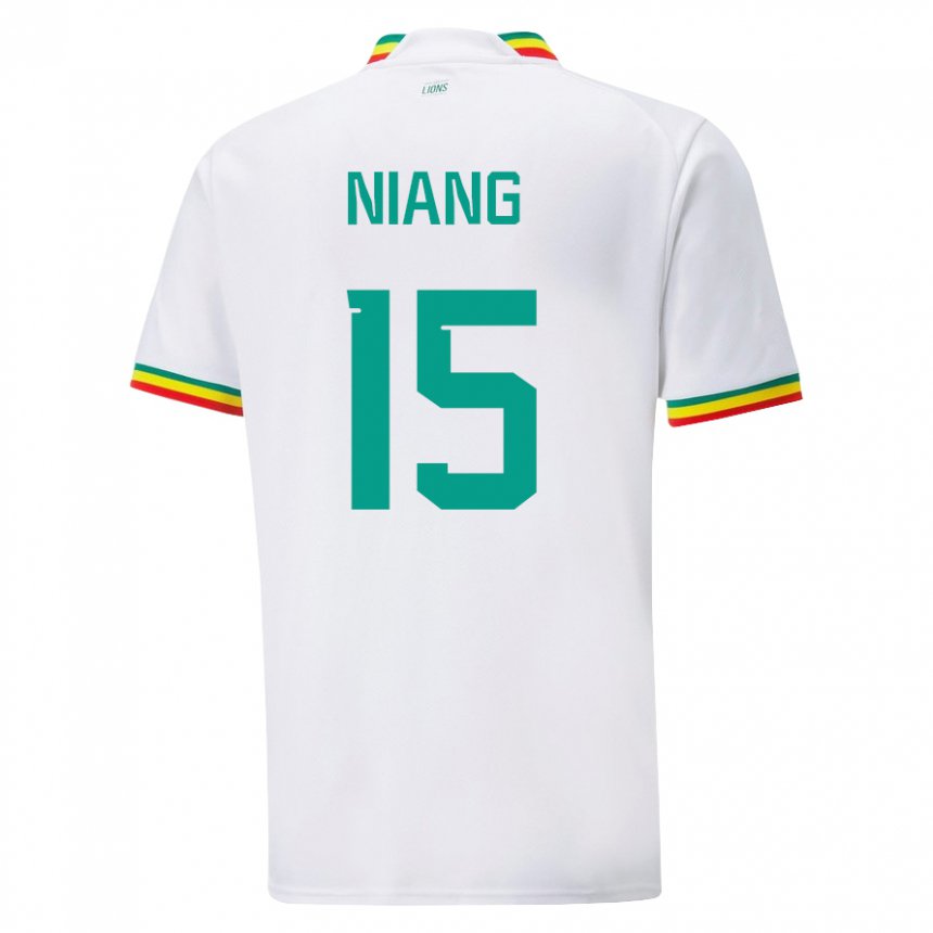 Kinder Senegalesische Jeanne Niang #15 Weiß Heimtrikot Trikot 22-24 T-shirt Schweiz