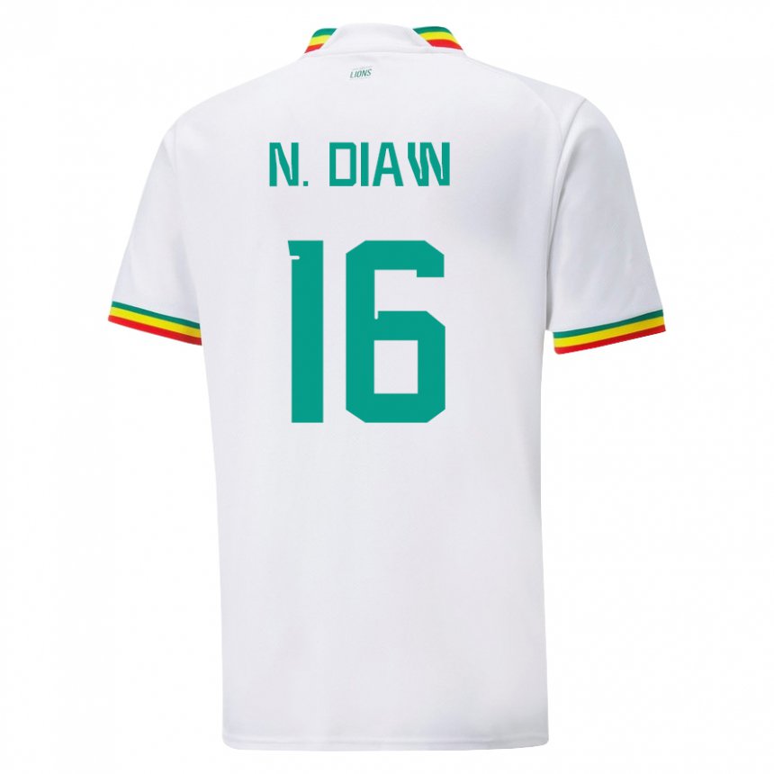 Kinder Senegalesische Ndeye Meissa Diaw #16 Weiß Heimtrikot Trikot 22-24 T-shirt Schweiz