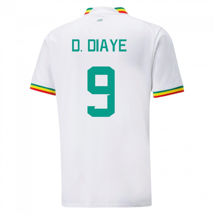 Enfant Maillot Sénégal Dialy N Diaye #9 Blanc Tenues Domicile 22-24 T-shirt Suisse