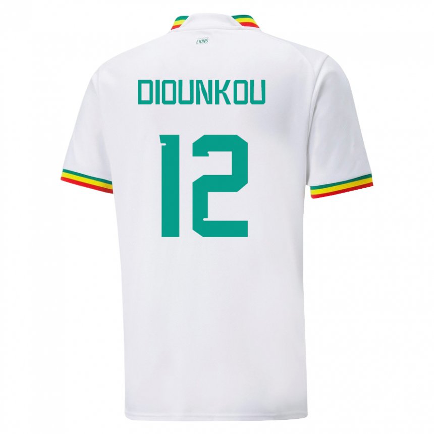 Kinder Senegalesische Alpha Diounkou #12 Weiß Heimtrikot Trikot 22-24 T-shirt Schweiz