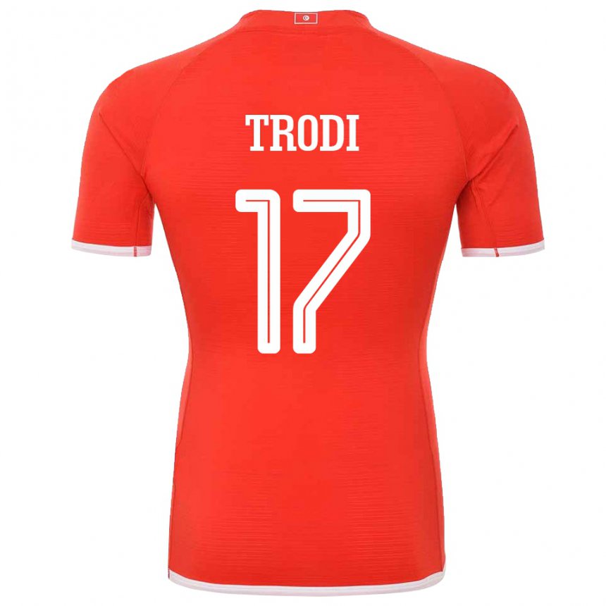 Kinder Tunesische Imen Trodi #17 Rot Heimtrikot Trikot 22-24 T-shirt Schweiz
