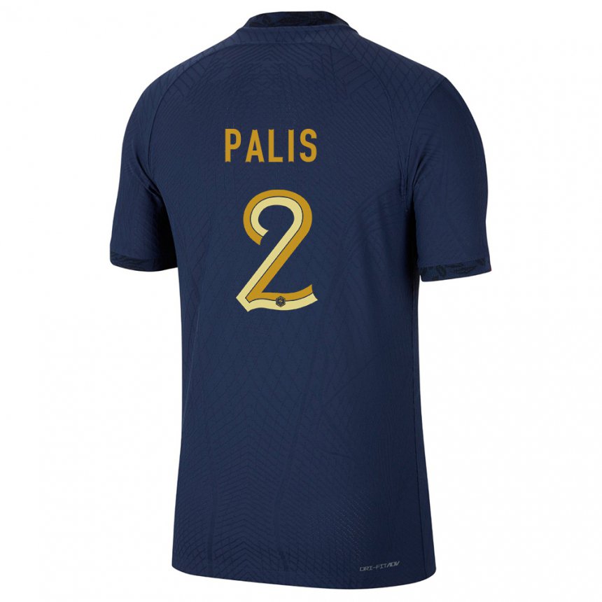 Enfant Maillot France Ella Palis #2 Bleu Marine Tenues Domicile 22-24 T-shirt Suisse