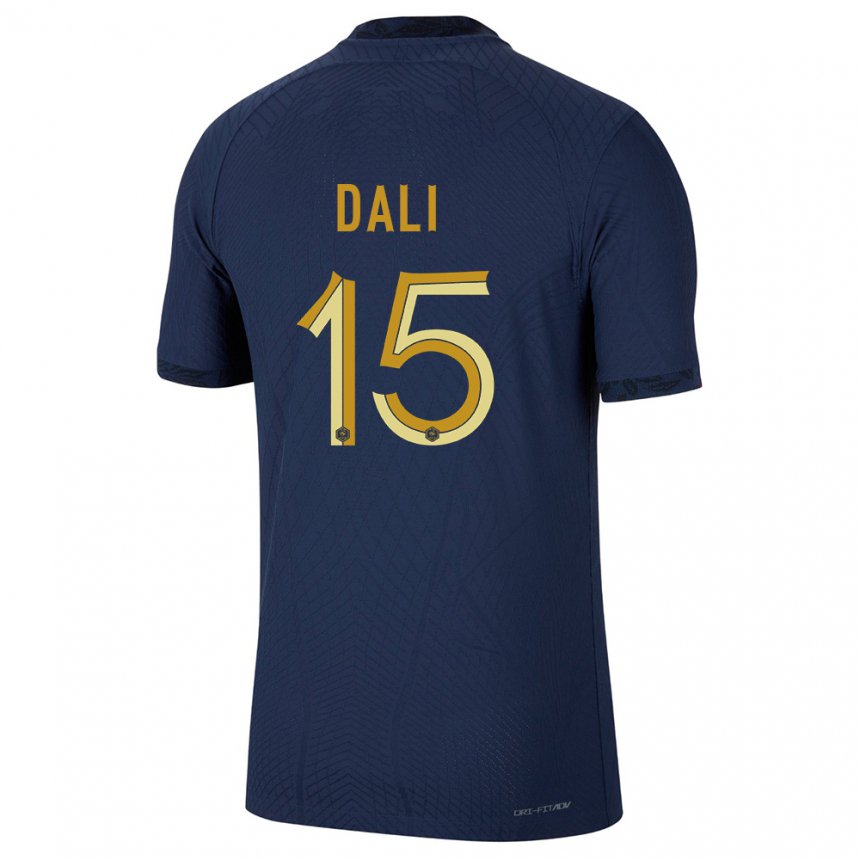 Enfant Maillot France Kenza Dali #15 Bleu Marine Tenues Domicile 22-24 T-shirt Suisse