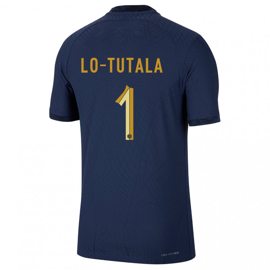 Enfant Maillot France Thimothee Lo Tutala #1 Bleu Marine Tenues Domicile 22-24 T-shirt Suisse