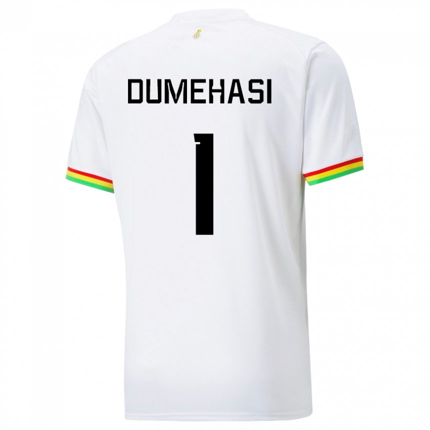 Enfant Maillot Ghana Fafali Dumehasi #1 Blanc Tenues Domicile 22-24 T-shirt Suisse