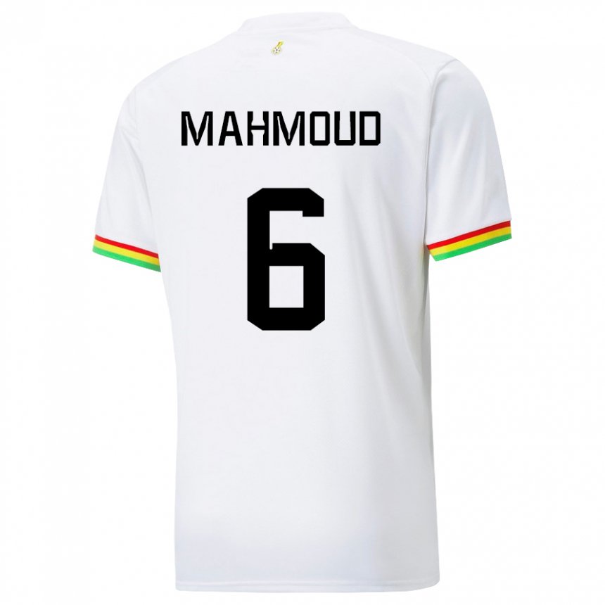Kinder Ghanaische Mohaison Mahmoud #6 Weiß Heimtrikot Trikot 22-24 T-shirt Schweiz