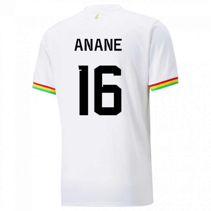 Enfant Maillot Ghana Vincent Anane #16 Blanc Tenues Domicile 22-24 T-shirt Suisse