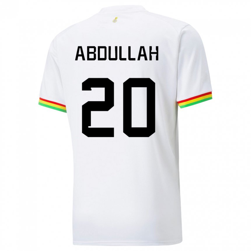 Kinder Ghanaische Razak Abdullah #20 Weiß Heimtrikot Trikot 22-24 T-shirt Schweiz