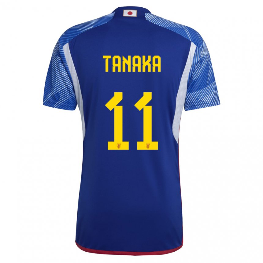 Kinder Japanische Mina Tanaka #11 Königsblau Heimtrikot Trikot 22-24 T-shirt Schweiz