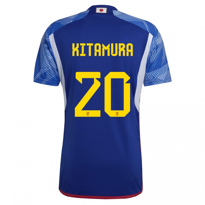 Kinder Japanische Nanami Kitamura #20 Königsblau Heimtrikot Trikot 22-24 T-shirt Schweiz