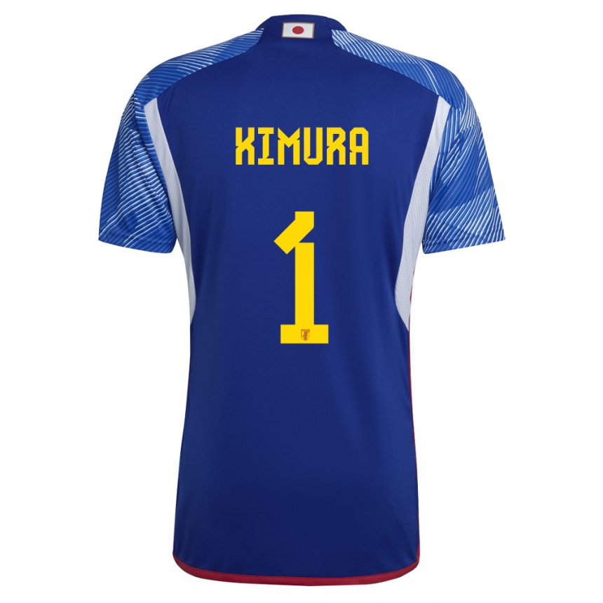 Enfant Maillot Japon Ryoya Kimura #1 Bleu Royal Tenues Domicile 22-24 T-shirt Suisse