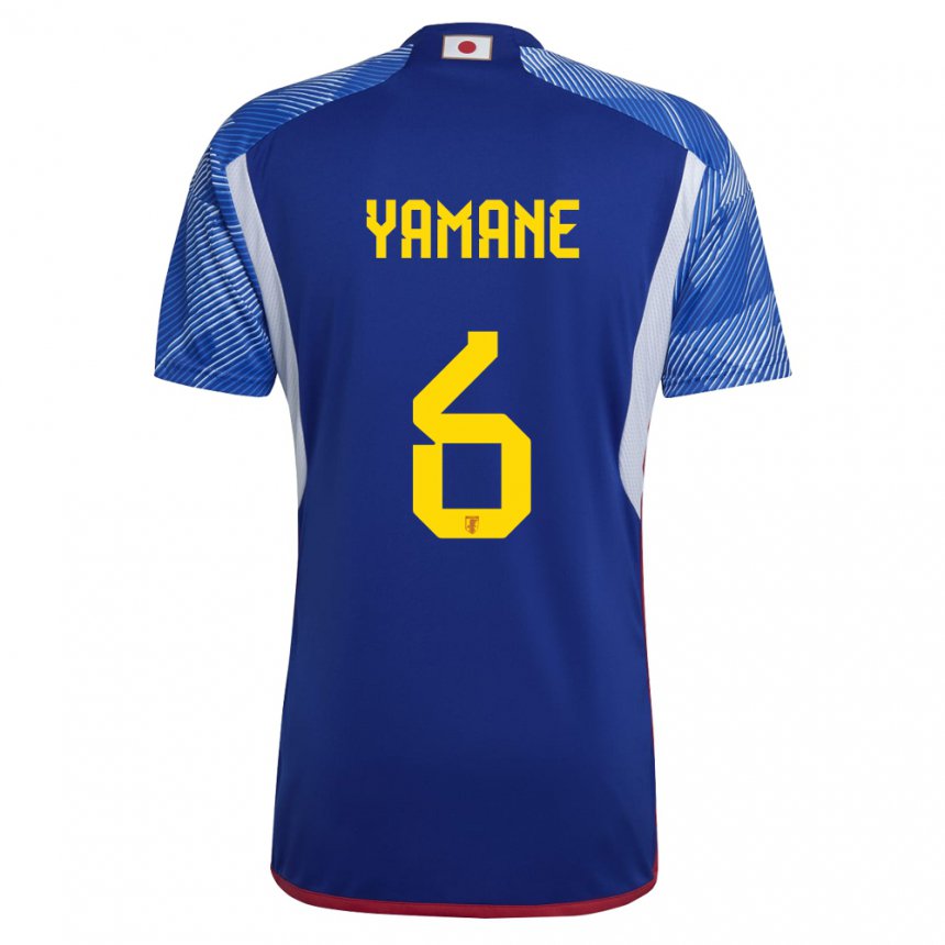Kinder Japanische Riku Yamane #6 Königsblau Heimtrikot Trikot 22-24 T-shirt Schweiz