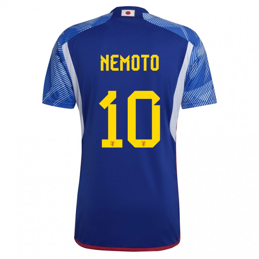 Enfant Maillot Japon Kotaro Nemoto #10 Bleu Royal Tenues Domicile 22-24 T-shirt Suisse