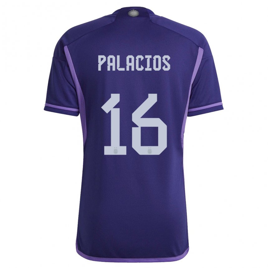 Enfant Maillot Argentine Tomas Palacios #16 Violet Tenues Extérieur 22-24 T-shirt Suisse