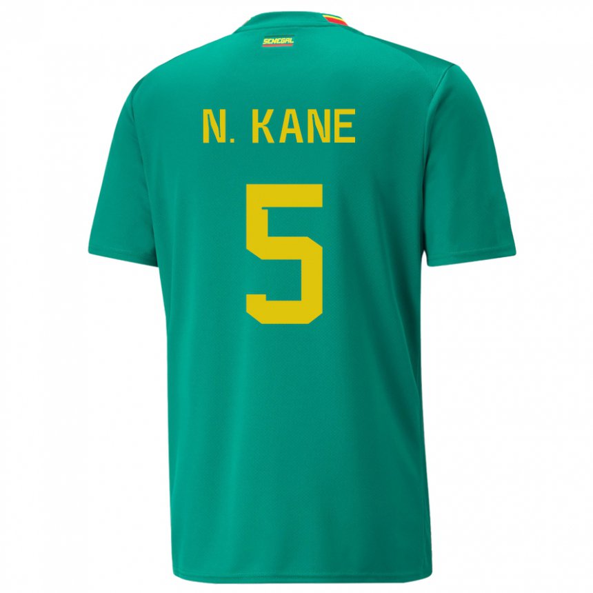 Kinder Senegalesische Ndeye Ndiaye Kane #5 Grün Auswärtstrikot Trikot 22-24 T-shirt Schweiz