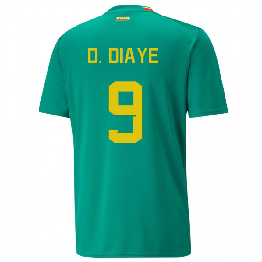 Kinder Senegalesische Dialy N Diaye #9 Grün Auswärtstrikot Trikot 22-24 T-shirt Schweiz