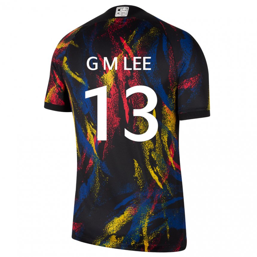 Enfant Maillot Corée Du Sud Lee Geum Min #13 Multicolore Tenues Extérieur 22-24 T-shirt Suisse
